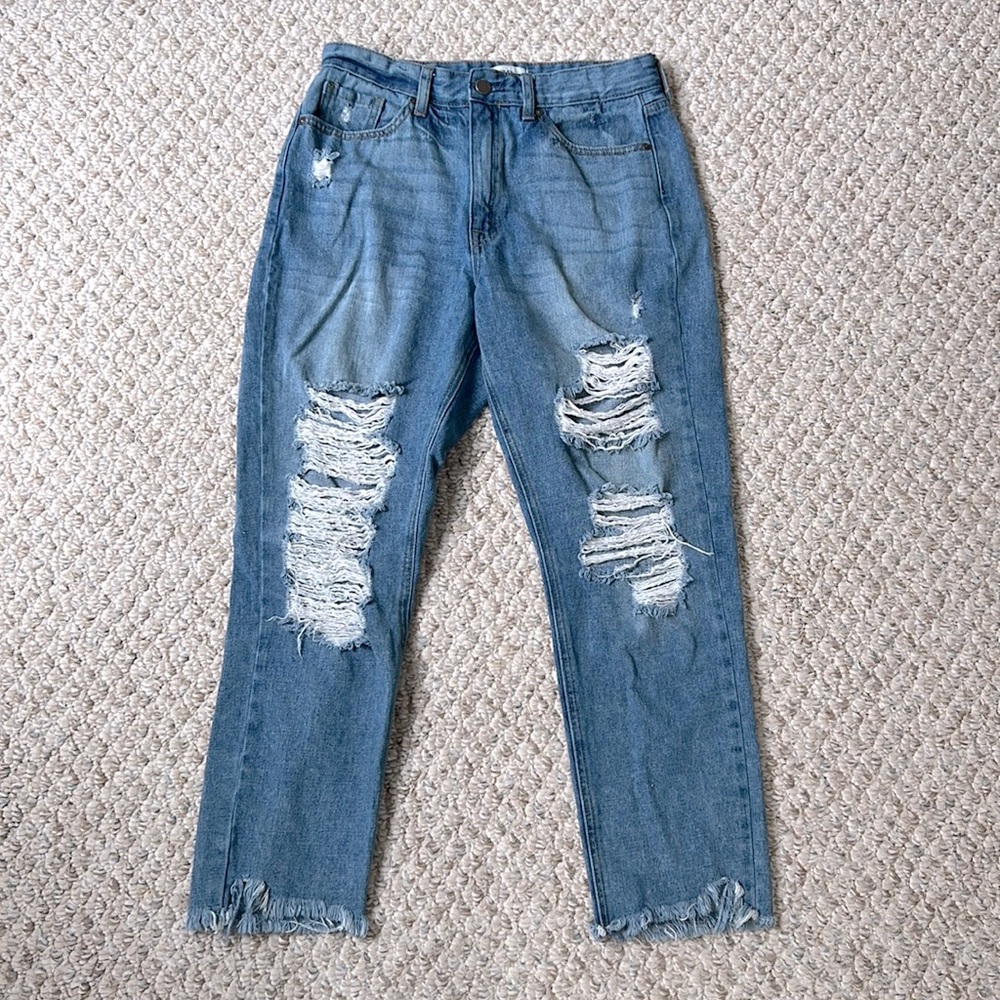 JBD (Just Black Denim) distressed jeans, size 28